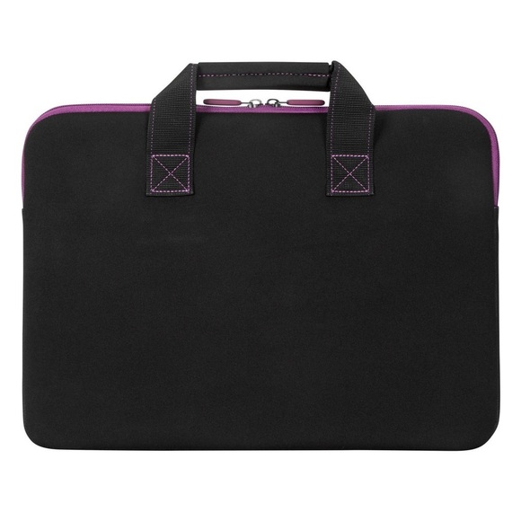 Laptop Sleeve Slipcase Purple Black Travel Briefcase Students Targus 16” Pulse - Picture 5 of 6
